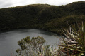 Laguna de Guatavita, donde se celebraba hasta 1536 la ceremonia de El dorado.
