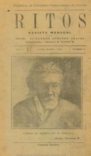 Cabeza de estudio 1 obra de María Bucheli de Salazar