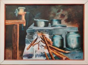 Calor de hogar obra de Clara Emelina Garzón Pereira