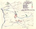 Mapa 12. Batalla de Cariaco o Bomboná. 7 de abril de 1822. Primera fase de las 3½ pm. a las 6 pm.